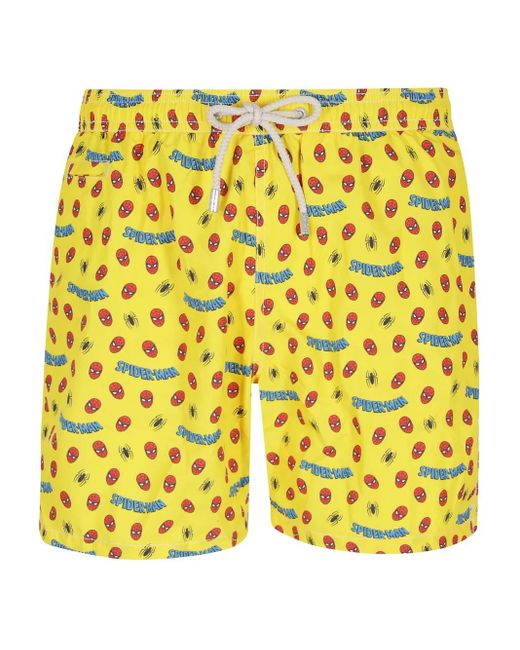 Costume Da Bagno Lighting di Mc2 Saint Barth in Yellow da Uomo