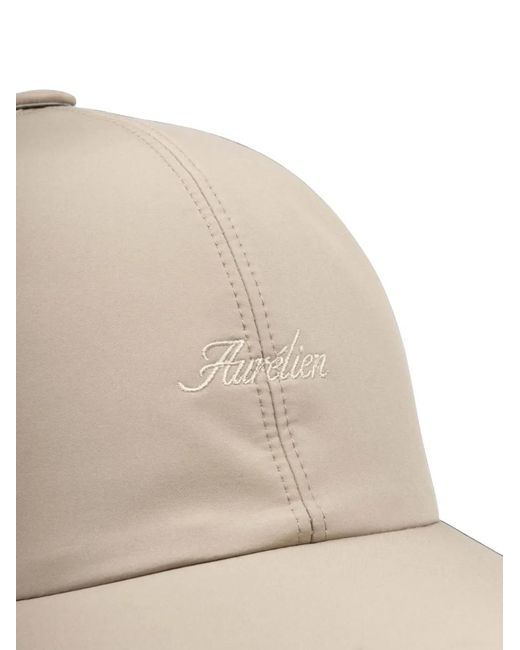 Aurélien Natural Logo-Embroidered Technical Cap for men