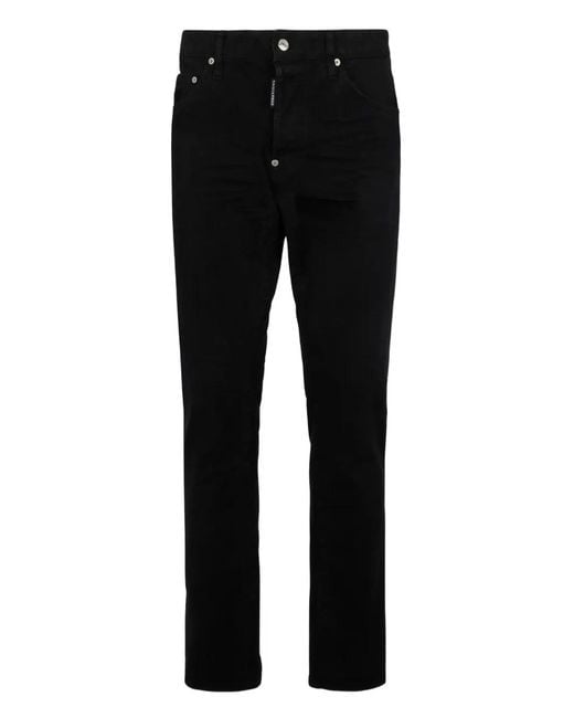 DSquared² Black Teddy Jeans for men