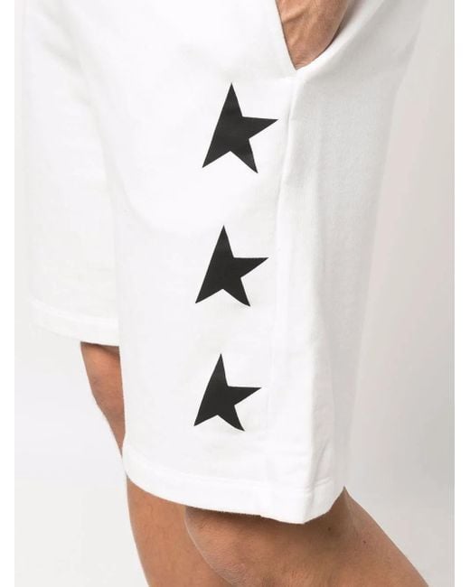 Golden Goose Deluxe Brand White Bermuda Shorts for men