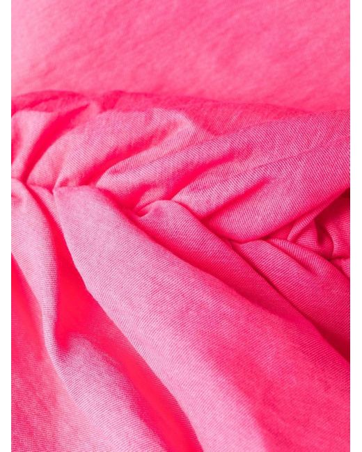 Jacquemus La Robe Saudade Gedrapeerde Mini-jurk in het Pink
