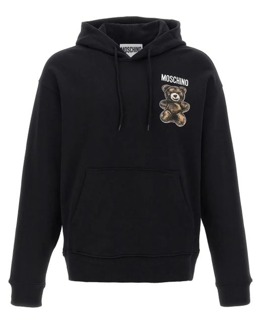 メンズ Moschino テディベア パーカー Blue