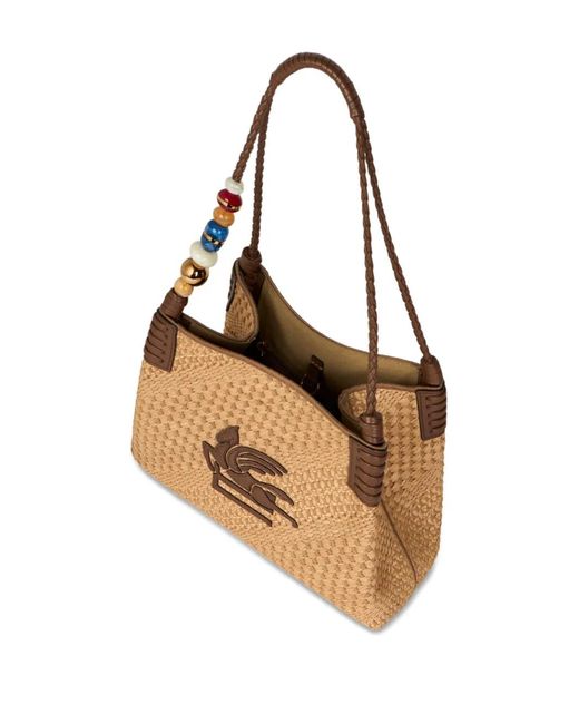 Borsa Tote Libra Piccola di Etro in White