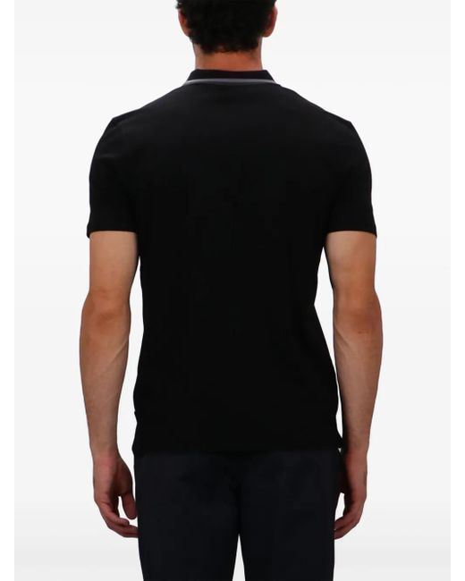 Paul Smith Poloshirt Met Halve Rits in het Black voor heren