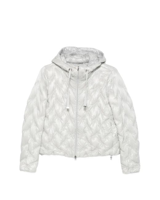 Doudoune À Capuche Herno en coloris White