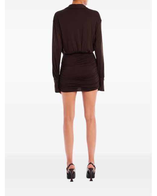 SER.O.YA Brown Myla Minikleid