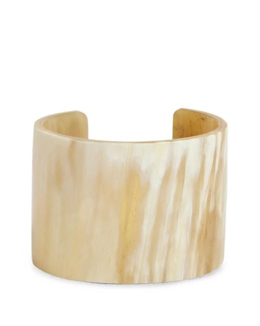 Liviana Conti Natural Sandara Polished Cuff Bracelet