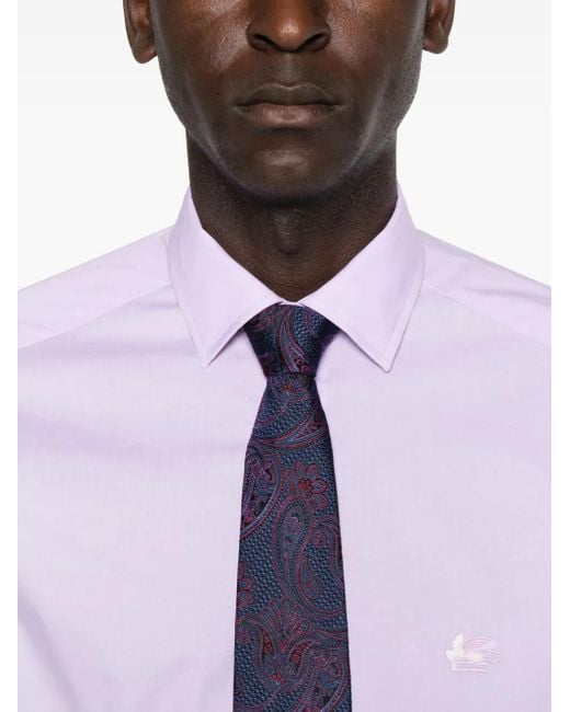 Etro Purple Shirt for men