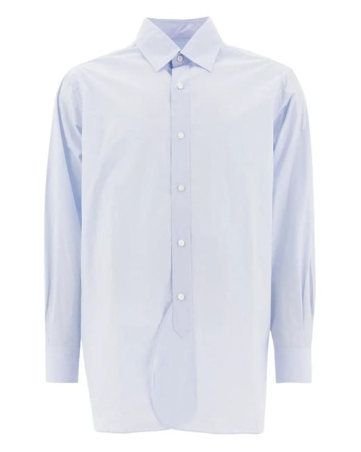 Kaptain Sunshine White Button-down Long-sleeve Shirt for men