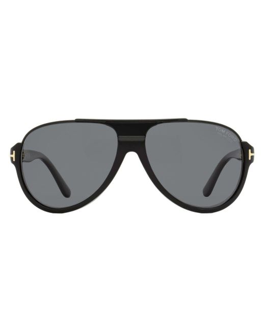 Tom Ford Gray Dimitry Pilot-frame Sunglasses for men