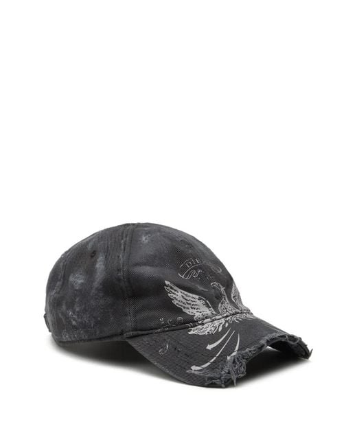 DIESEL Gray Hat for men