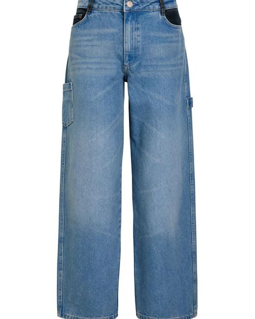 Damson Madder Blue Five-Pocket Jeans