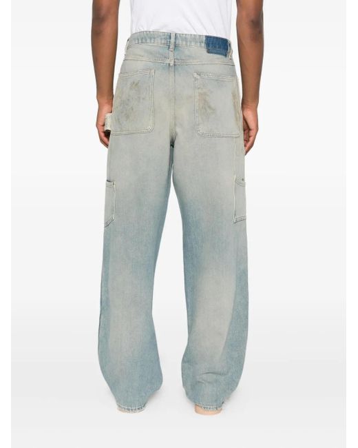 Golden Goose Deluxe Brand Blue Denim Journey's Painter Pant Marley for men
