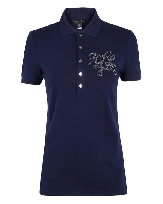 Ralph Lauren Blue 'Kiewick' Short Sleeves Polo Shirt