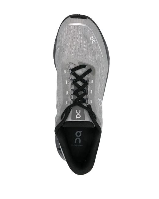 On Shoes Gray Mesh CloudTec® Cushioned Running Sneakers for men