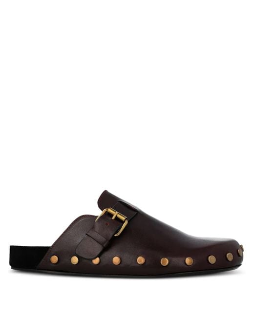 Isabel Marant Brown Slip-On-Sneakers mit Schnallenverschluss