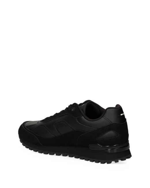 Boss Black Perforated Panelled Sneakers for men