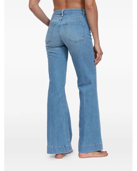 ASKK NY Juniper Flared Jeans in het Blue