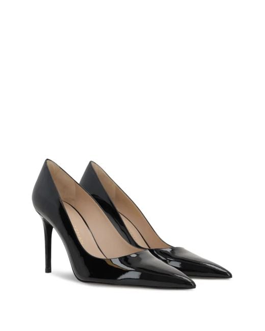 Stuart Weitzman Black 85Mm Stuart Power Pumps