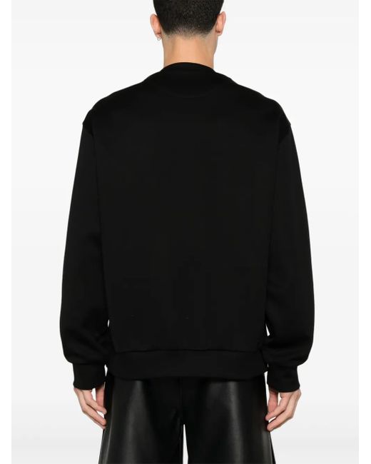 Prada Sweatshirt mit Triangel-Logo in Black für Herren