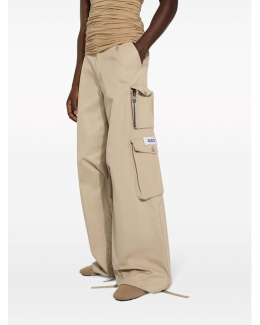 Trousers > wide trousers Dolce & Gabbana pour homme en coloris Natural