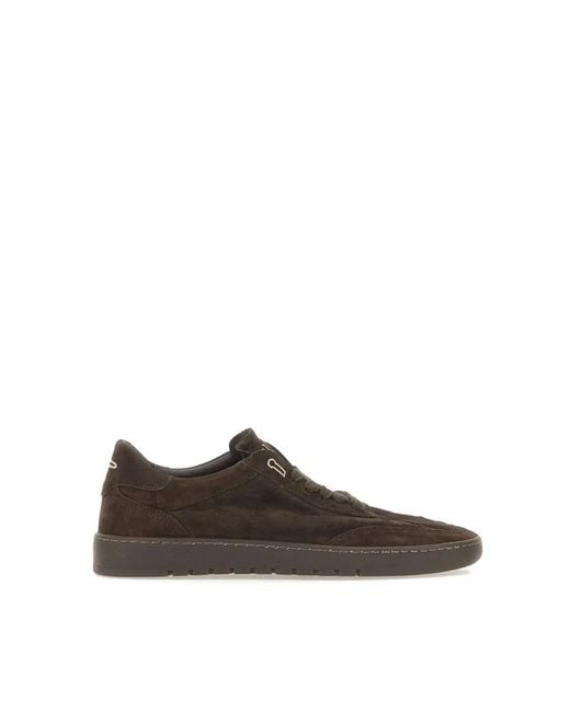 PIUMESTUDIO Brown Suede Sneakers for men