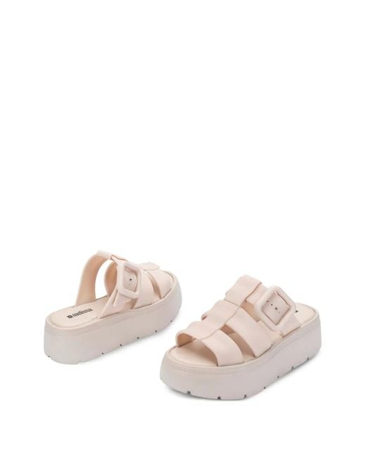 Melissa Pink Pump Platform Sandals