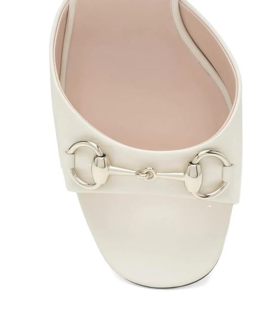 Gucci White Mystic Sandals