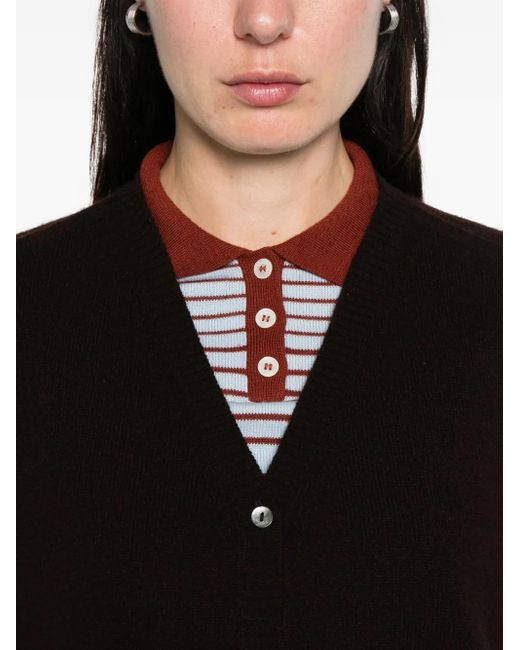 Be You Black Buttoned Cardigan