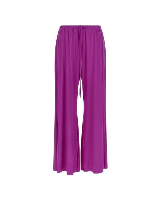 Goldbergh Purple Solessa Drawstring Elasticated Trousers