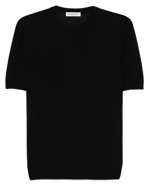 GOES BOTANICAL Black Finezza T-Shirt for men