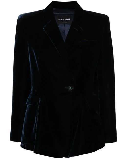 Blazer con botones Giorgio Armani de color Black