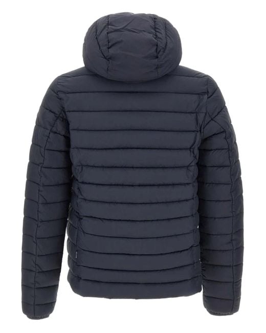 Save The Duck Blue Mito Juncus Hooded Jacket for men