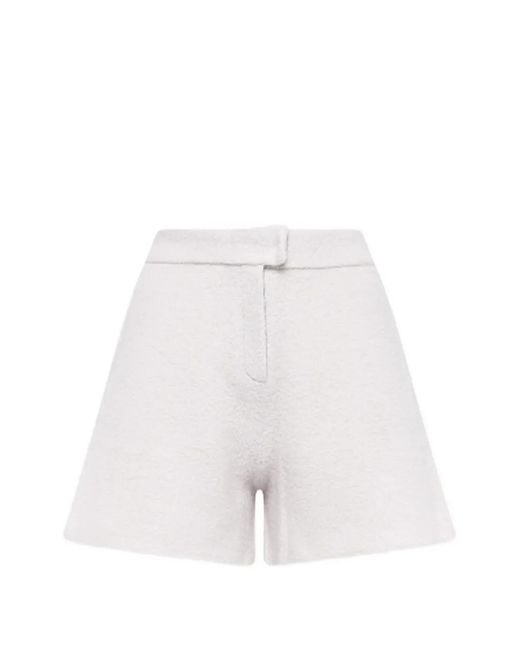 Blugirl Blumarine White Buttoned Shorts