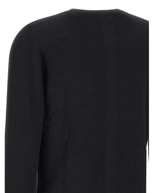 Blumarine Blue Embroidered Logo Button Cardigan