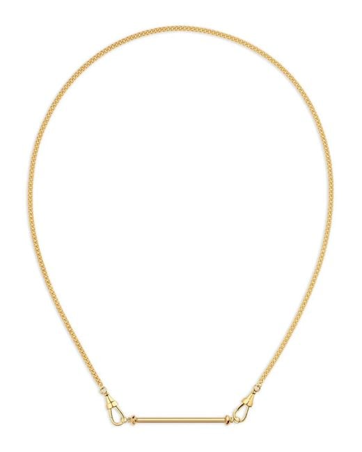 Marie Lichtenberg Metallic 18Ct Mini Candy Cane Gourmette Chain Necklace