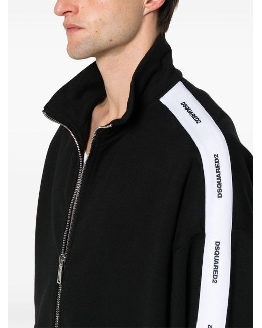 DSquared² Burbs Fit Sweatshirt mit Reißverschluss in Black für Herren