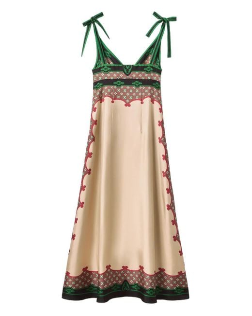 Abito Midi Con Stampa di LaDoubleJ in Multicolor