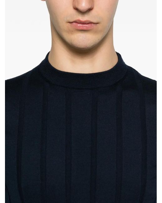 Eleventy Blue T-Shirt À Col Rond for men