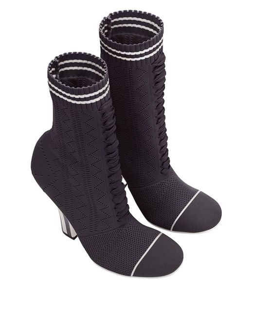 fendi black sock boots