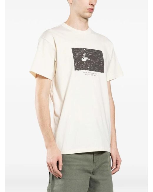 Carhartt White Ride Your Dreams Short-Sleeved Graphic T-Shirt for men