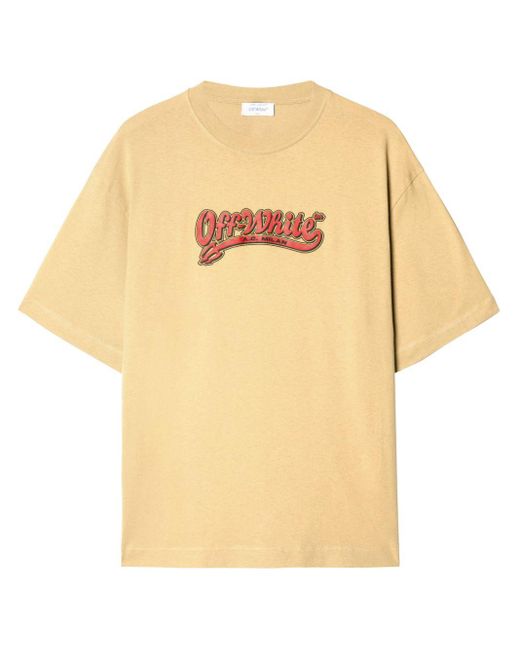 Off-White c/o Virgil Abloh X A.c. Milan Arrow Tシャツ Natural