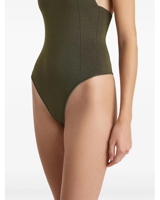Khaite Green Toto Bodysuit