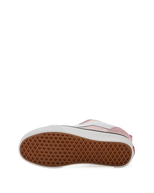 Vans White Knu Skool Sneakers