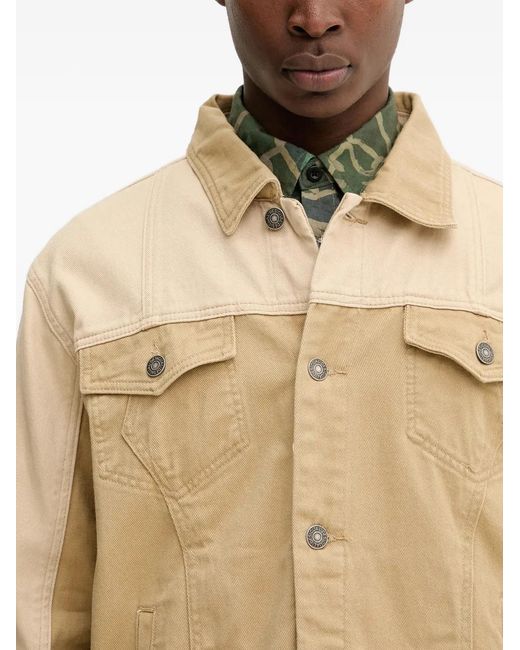 Veste Bicolore À Fermeture Décalée Desigual pour homme en coloris Blue