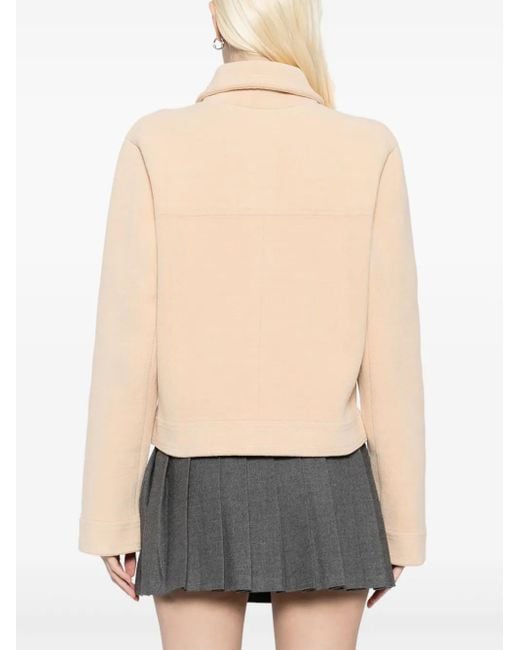 Barrie Natural Suede-Effect Jacket