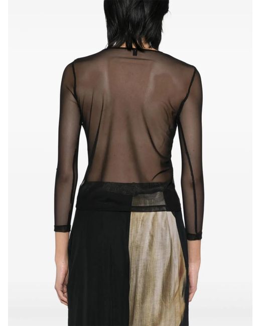 IA London Black Graphic-Print Top