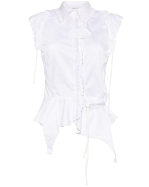 Camicia asimmetrica di OTTOLINGER in White