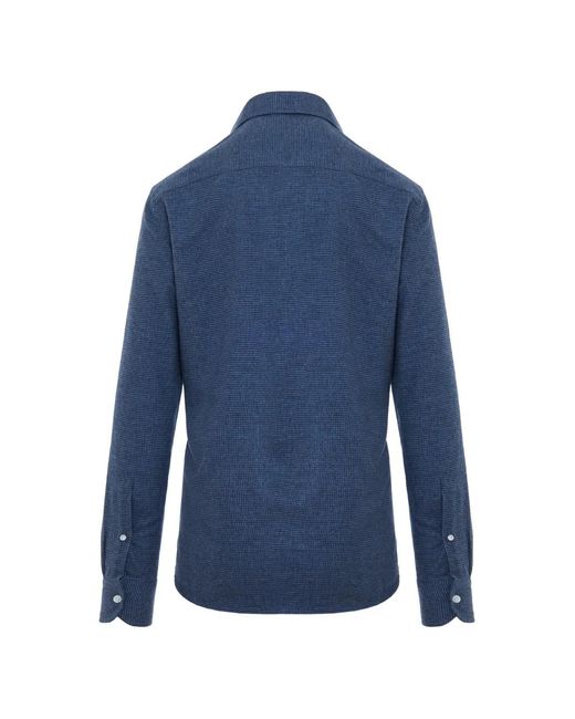 Sonrisa Blue Check-Pattern Shirt for men