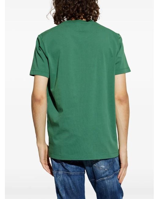 DSquared² Green Logo T-Shirt for men